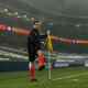 Referee Robert Harvey goes through his warm up ahead of the 2020 FAI Cup Final that he took charge of at the Aviva Stadium in December 2020