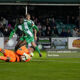 Bray Wanderers duo Jimmy Corcoran (left) and Cole Omorehiomwan