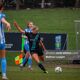 Stephanie Zambra in action in the 1-1 draw between the sides at Belfield last March