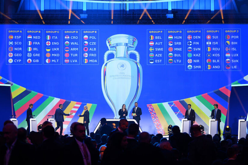 UEFA EURO 2024 qualifying round draw at Messe Frankfurt