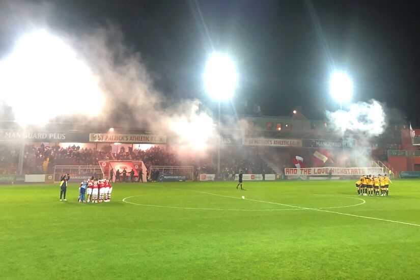 View from the Camac ahead of kick-off of the 2023 league campaign