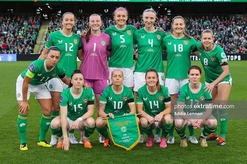 Ireland starting XI for Euro 2025 qualifier against England at the Aviva Stadium in April 2024