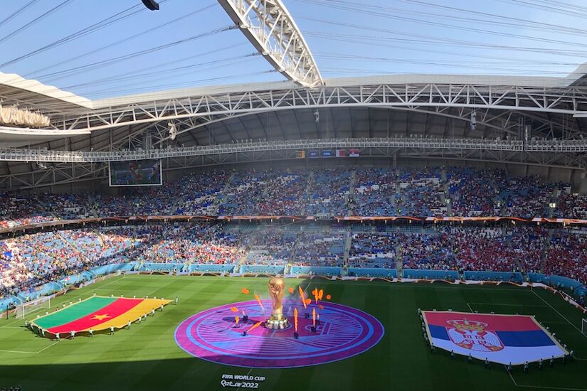 Cameroon v Serbia ahead of kick-off