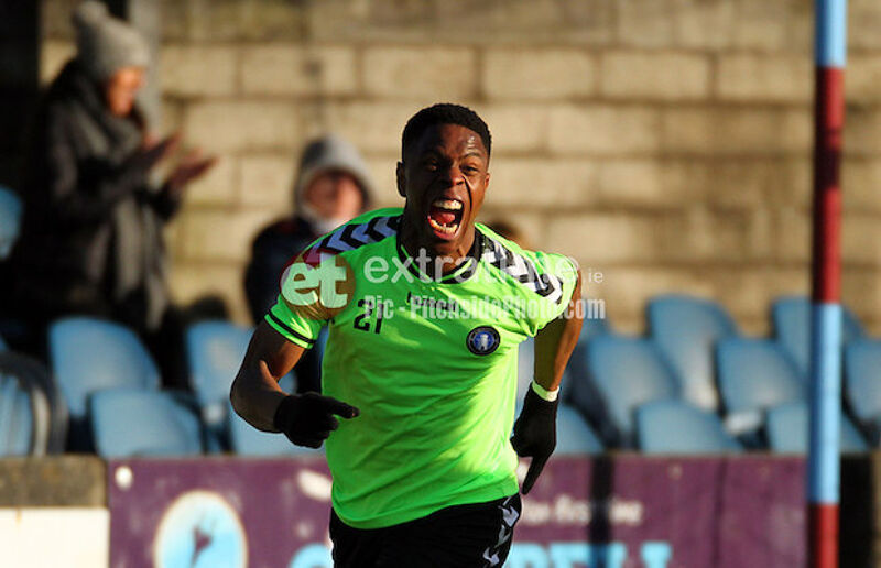 Chiedozie Ogbene in action for Limerick in 2017