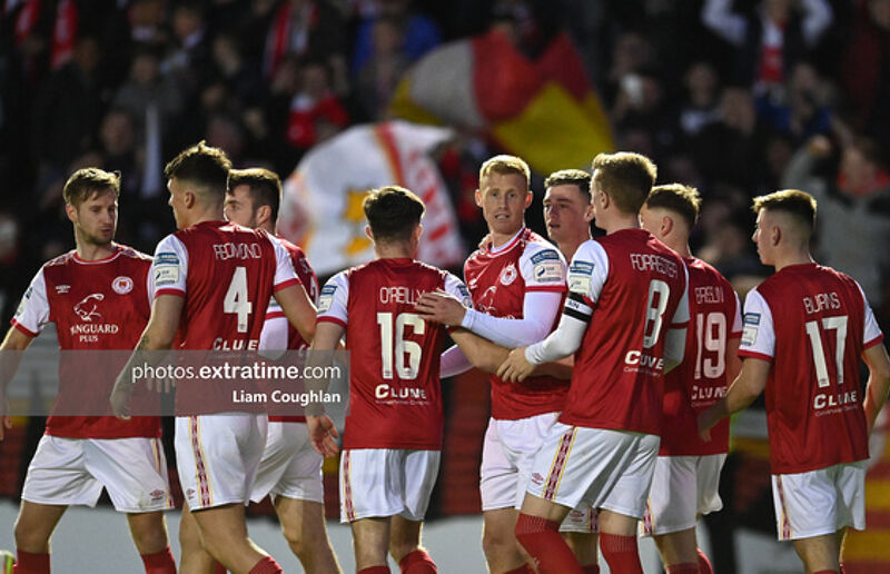 A brace from Eoin Doyle was enough for St Pat's to defeat Finn Harps on Friday night