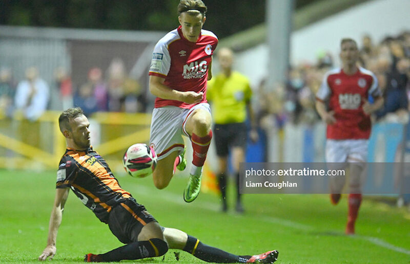 Matty Smith skips clear against Dundalk on Friday