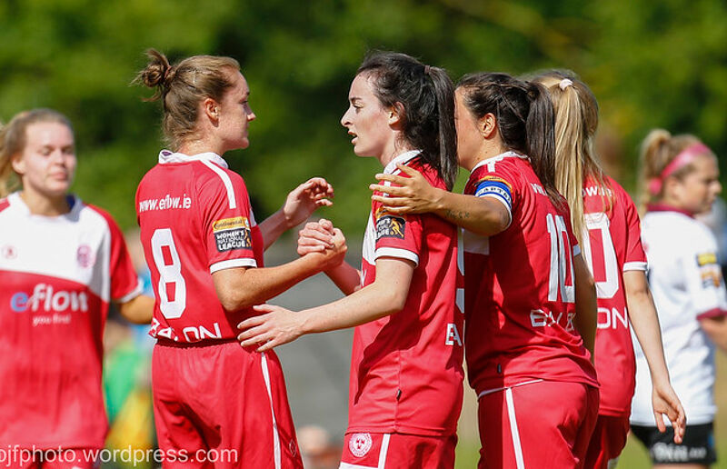 Roma McLaughlin playing for Shelbourne in 2018