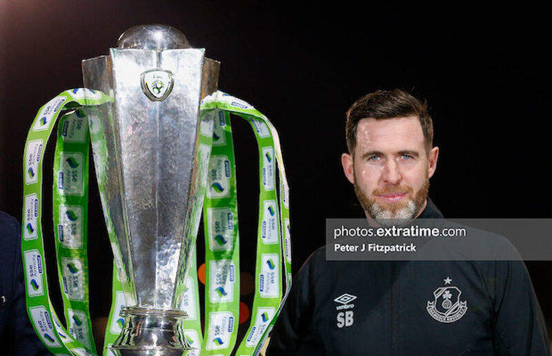 Stephen Bradley who will now remain at the club will be looking to become only the third manager to win there League of Ireland titles with Shamrock Rovers