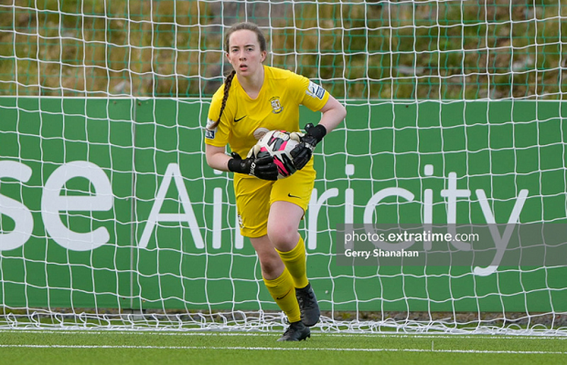Abbiegayle Ronayne in action for Athlone Town during the 2021 WNL season.