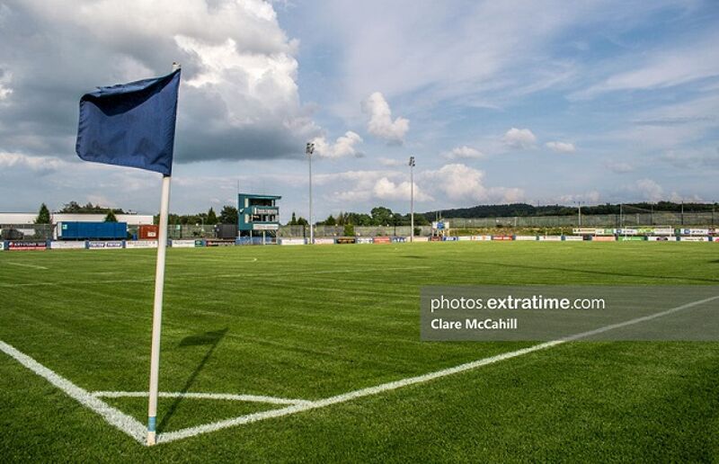 A corner flag from Finn Harps