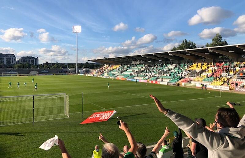 Supporters returned to Tallaght Stadium on Friday night