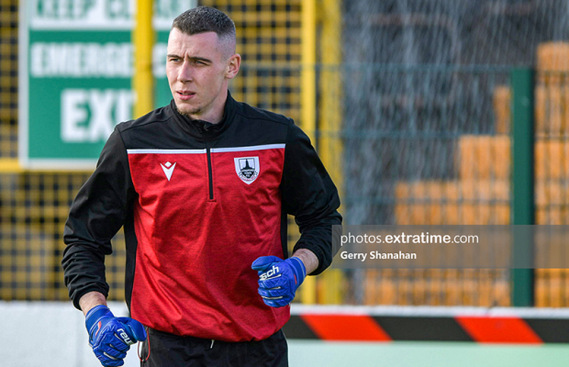 Luke Dennison before Longford Town's game against Waterford at Bishopsgate on Monday, 21 June 2021.