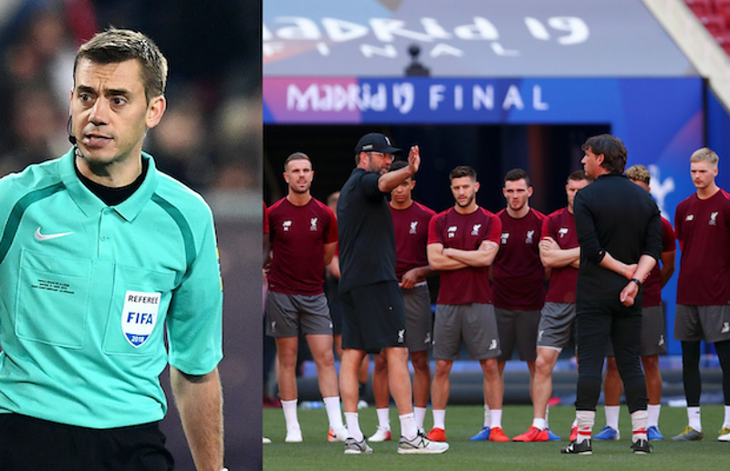Clément Turpin will referee the Champions League final between Liverpool and Real Madrid